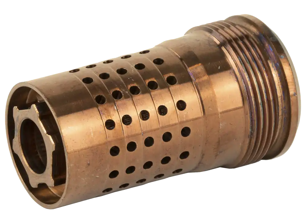 Q LLC Cherry Bomb Fast-Attach Muzzle Brake, 17-4 Stainless, M13.5x1 LH, CBM13.51LH