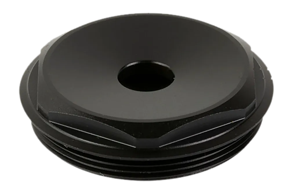 Energetic Armament 5.56mm Stainless Steel Suppressor End Cap, Black Nitride Finish EA33