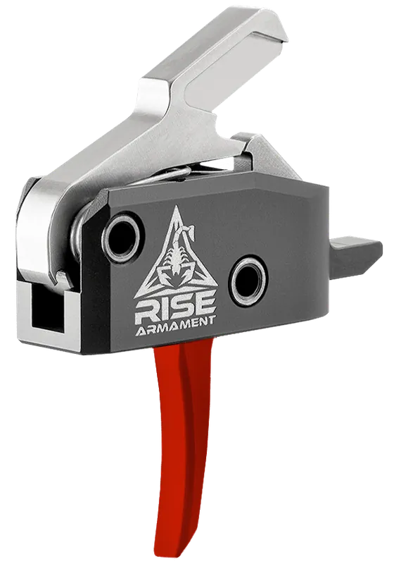 Rise Armament RA-434 High-Performance Single-Stage Trigger Black/Red/Silver, RA434REDAWP