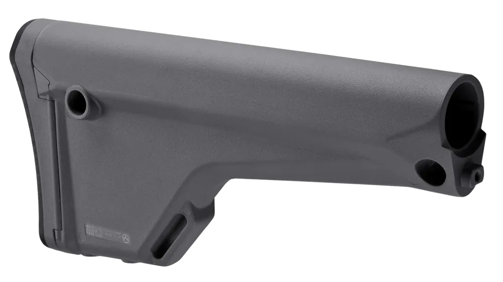 Magpul MOE Rifle Fixed Stock for AR-15/M16 A1/A2 Rifle-Length Buffer Tube, Gray MAG404GRY