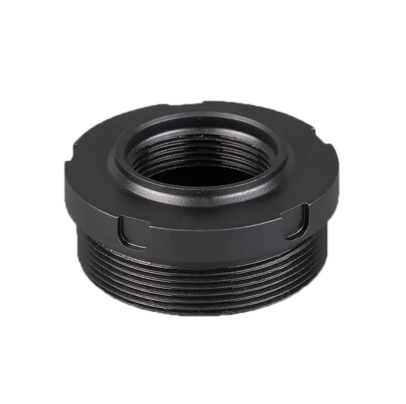SilencerCo Bravo Thread Over Mount for TOMD Compact Radial Brake, Black Suppressor Mount AC5230