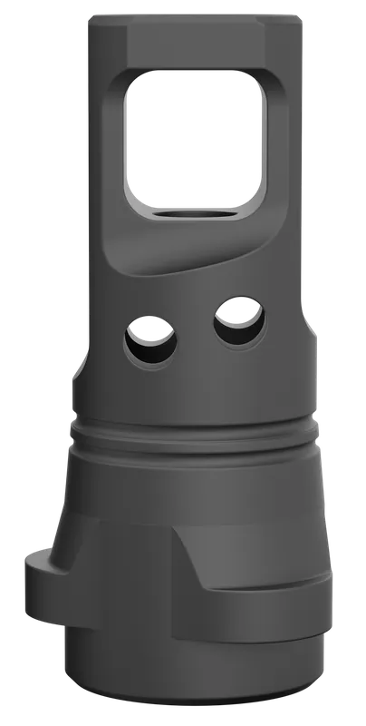 Breek Echo Single-Port Muzzle Brake for Breek-LOK 3QD, Black Nitride, 5/8x24 .30 Cal, BRK4331