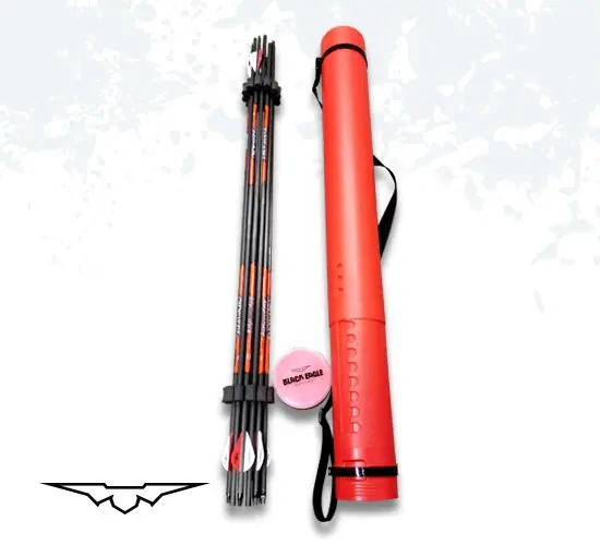 Arrow Tube in Red by Black Eagle Archery