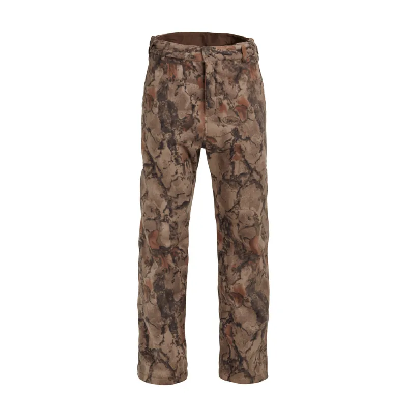 Men‘s Winterceptor Windproof Fleece Camo Hunting Pants by Natural Gear