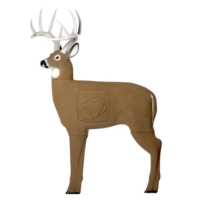 Crossbow GlenDel Buck 3D Archery Target with 4 Sided Insert by Feradyne