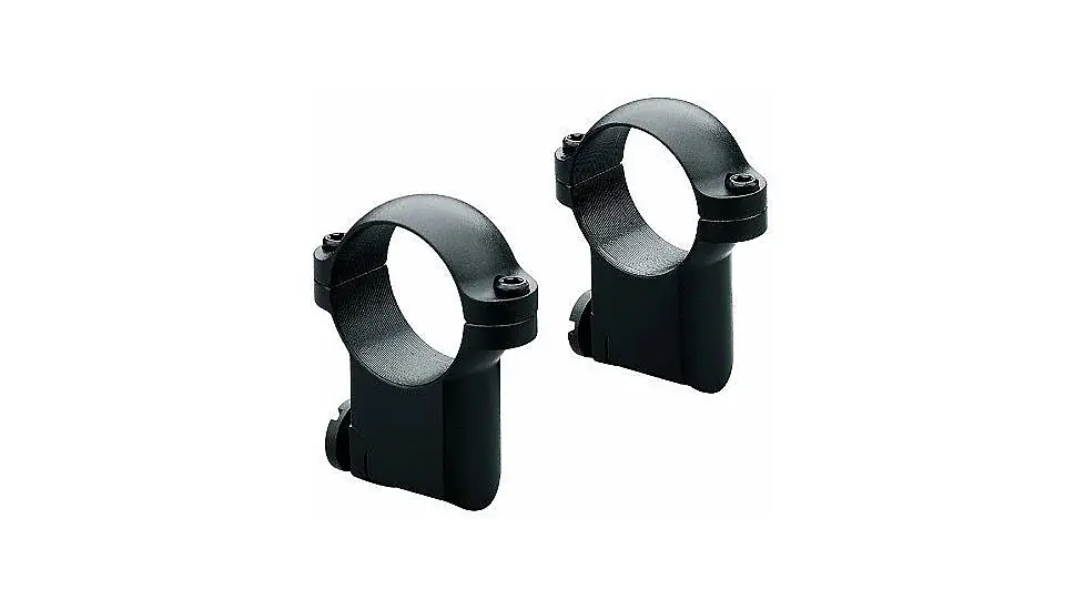 Scope Rings Picatinny Style Matte Black in High Height with 1 Inch Tube Size for CZ 527 by Leupold
