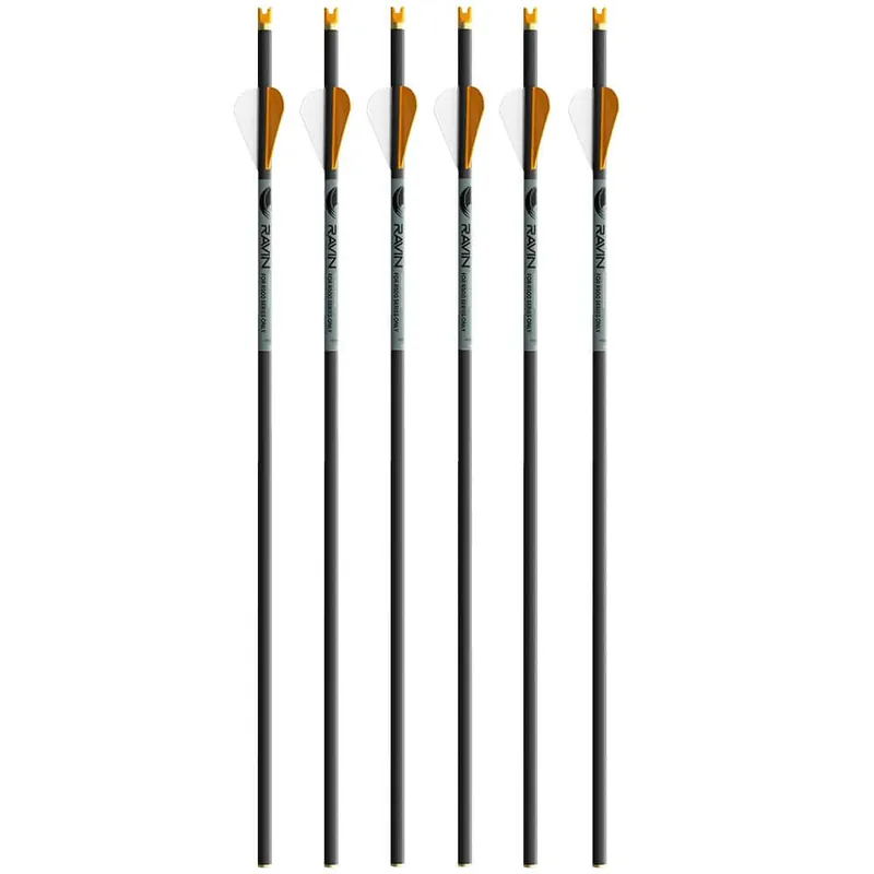 6 Pack .003 R500 Series Arrows by Ravin