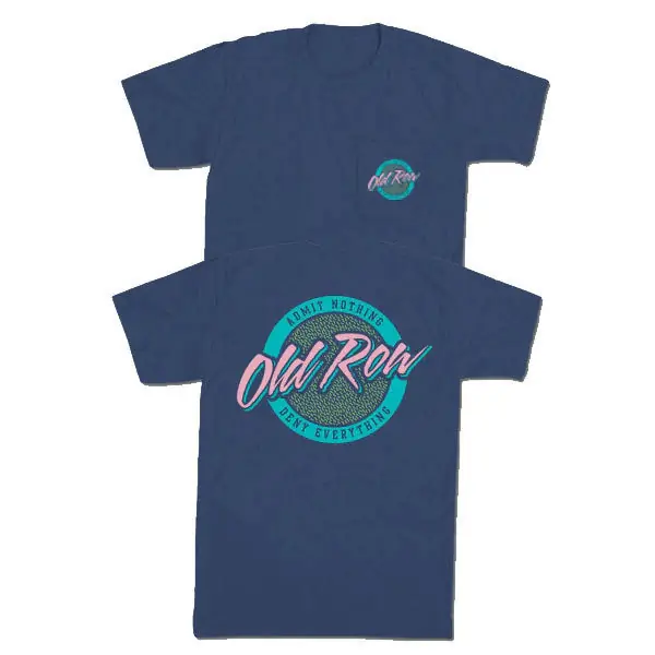 Circle Logo Short Sleeve Pocket Tee Shirt by Old Row