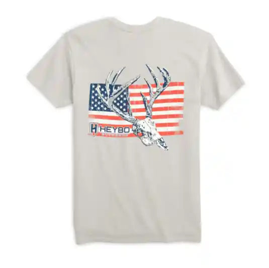 Deer Skull On Flag S/S Tee