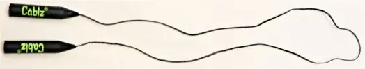 22" Fly Line Retaintainer -Black