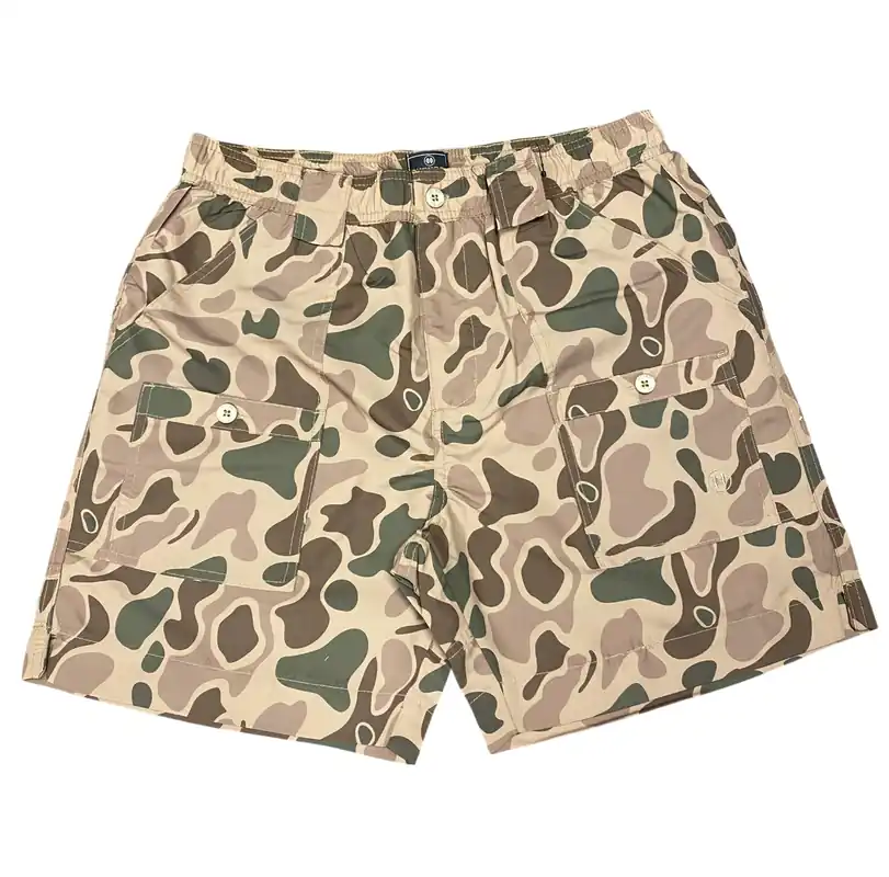Men‘s Old School Camo Bay Shorts by Heybo