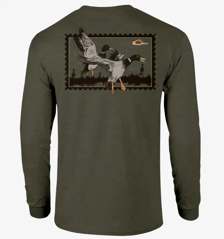 Sunset Flight Long Sleeve Tee Shirt by Drake