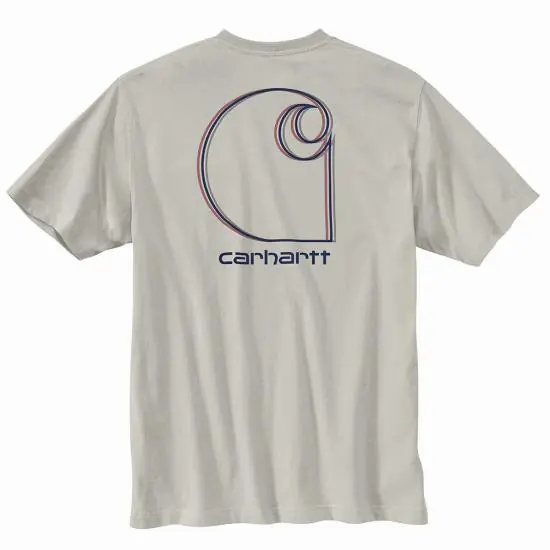Relaxed Fit Heavyweight Short Sleeve Logo Tee by Carhartt