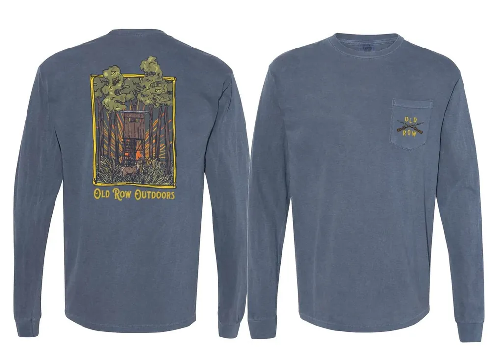 Hunting Blind Long Sleeve Tee Shirt by Old Row