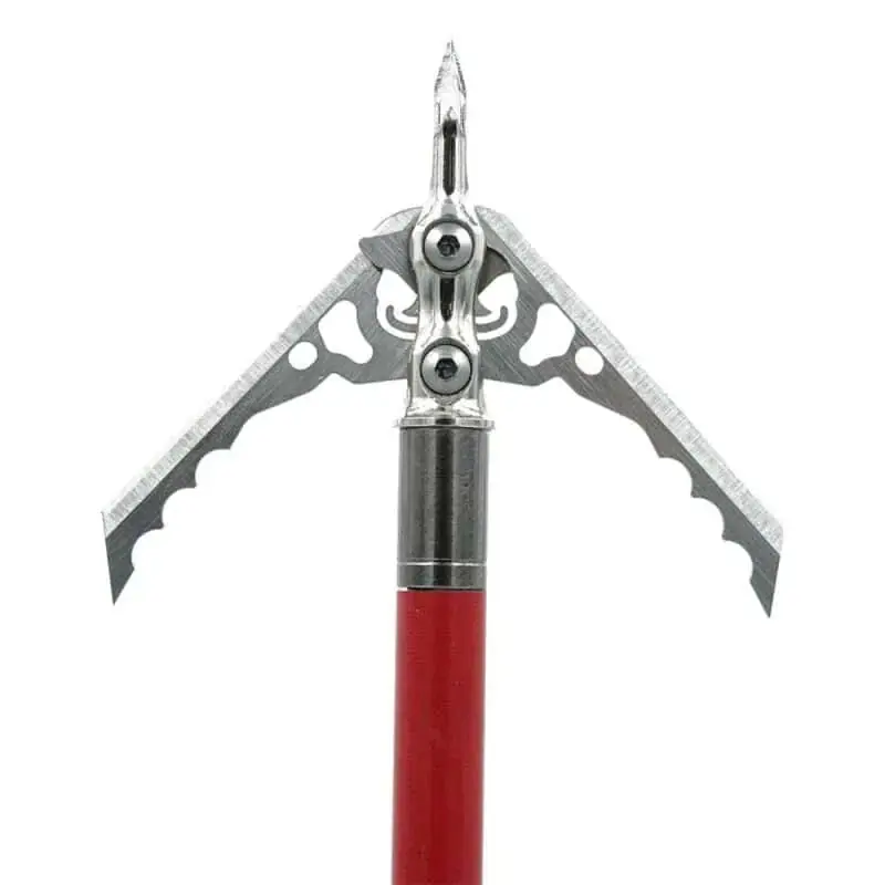 100 Grain Hypodermic No Collar 2 Blade Broadheads by Rage