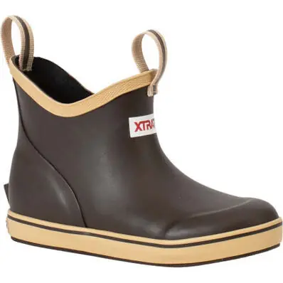 Kids Ankle Deck Boot in Brown by XTRATUF
