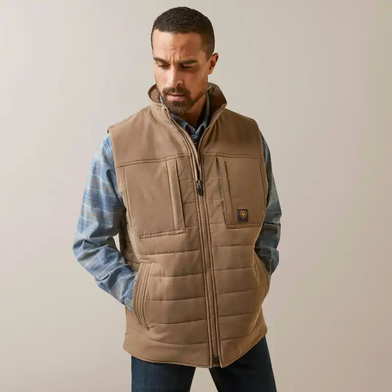 Rebar Valiant Stretch Canvas Water Resistant Insulated Vest by Ariat