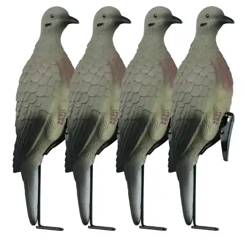 4 Clip On Doves with Stake by Lucky Duck