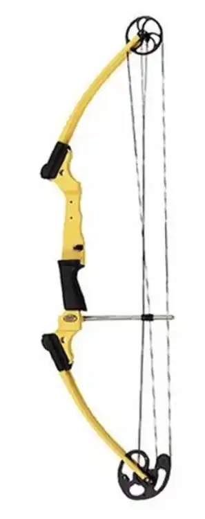 Yellow Right Handed Compound Bow by Genesis Archery