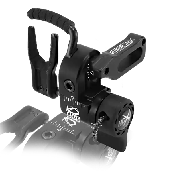 Black Ultra Rest HDX for Left Hand by Quality Archery Designs