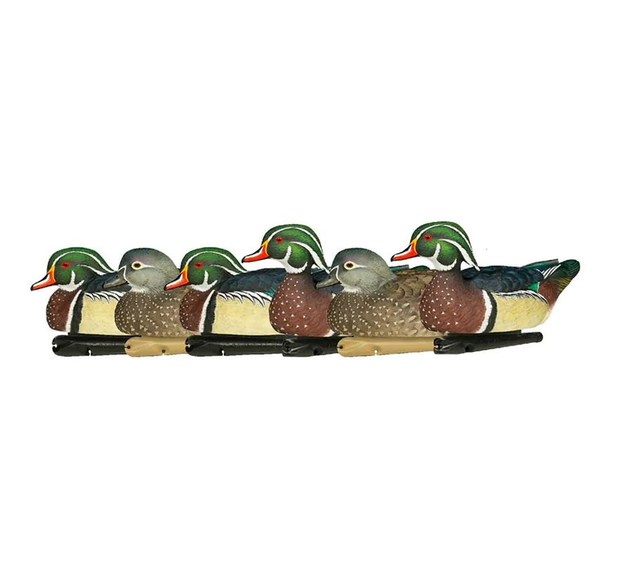 TopFlight Wood Duck Decoys 6 Pack by Avian-X