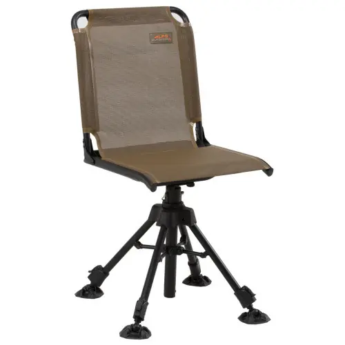 Stealth Hunter Swivel Chair in Brown by Alps