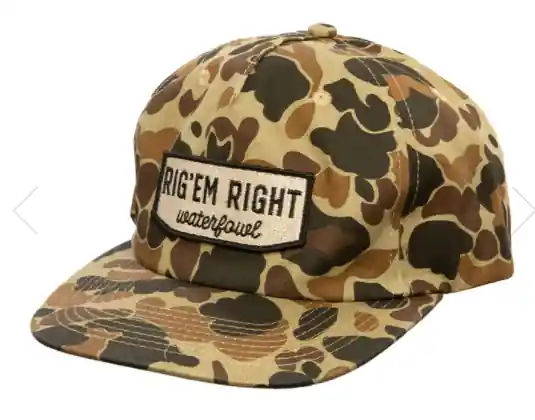 Adult Old School Camo Hat by Rig Em Right