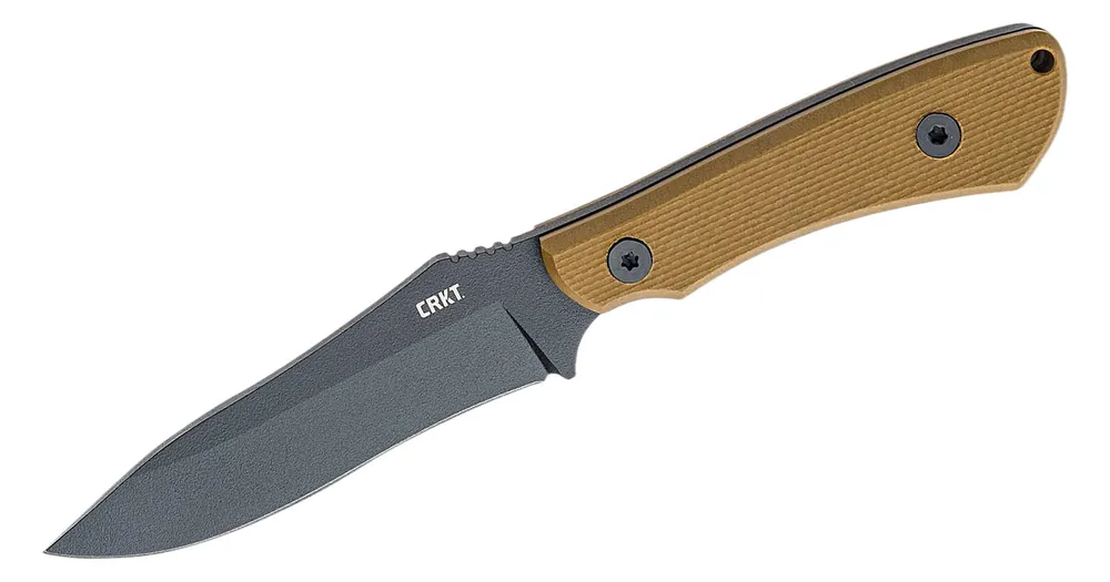 4.37 Inch Coyote Brown Kershaw Ramadi Fixed Blade Knife by CRKT