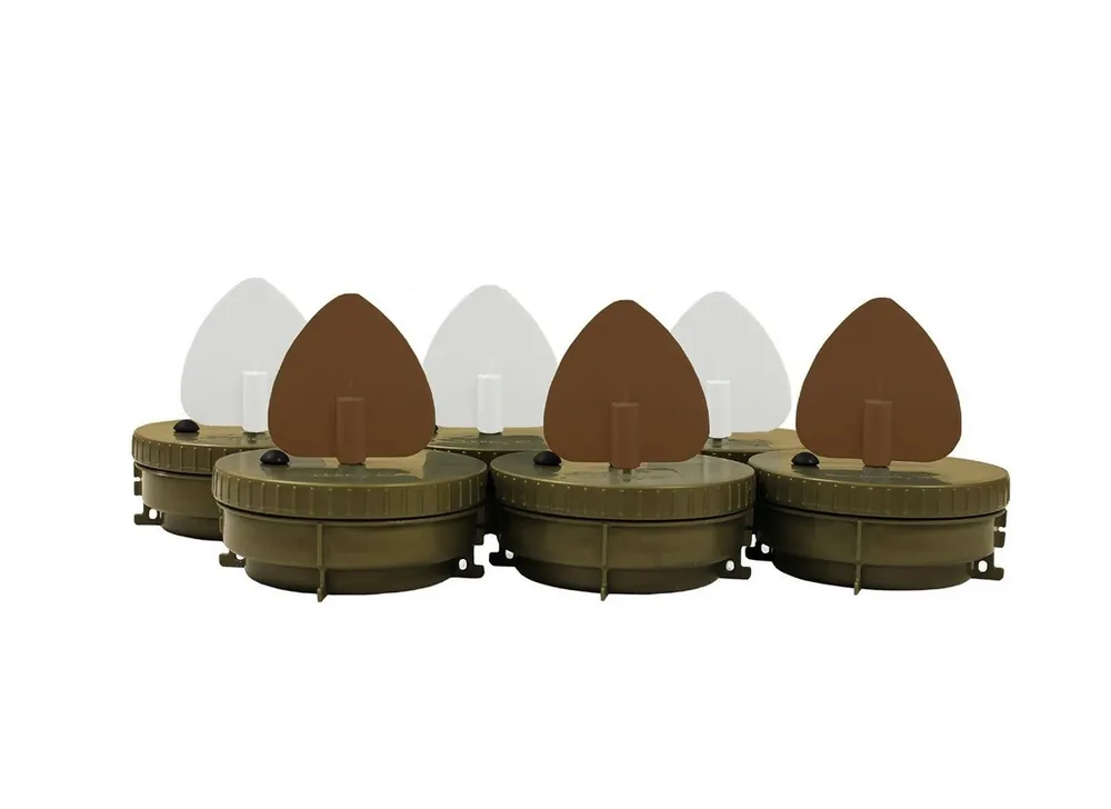 6 Pack Flock A Flicker Duck Motion Decoys by Mojo Outdoors