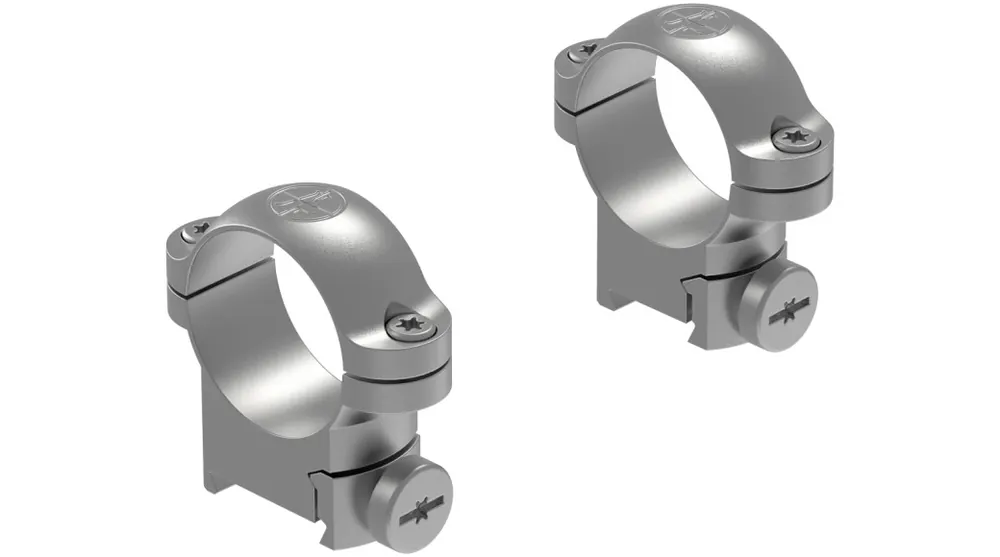 Scope Ring Mounts Silver in Medium Height with 1 Inch Tube Size for Sako by Leupold