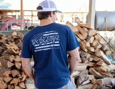 We The People Short Sleeve Tee by Old South