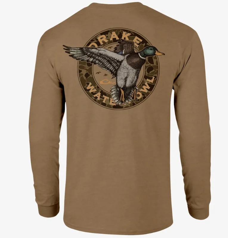 Circle Mallard Long Sleeve Tee Shirt by Drake