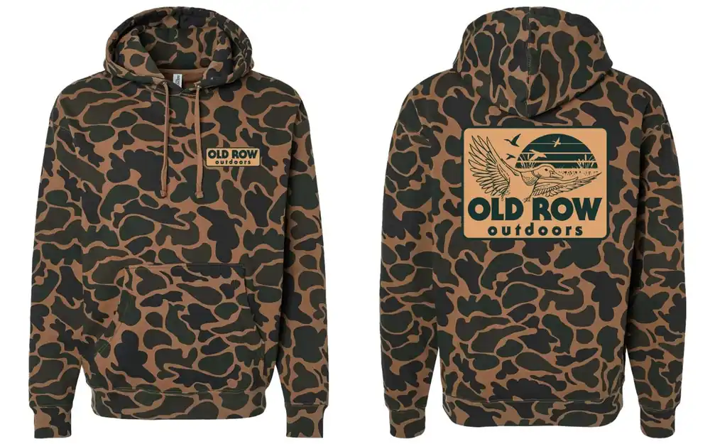 Outdoors Duck Camo Hoodie by Old Row