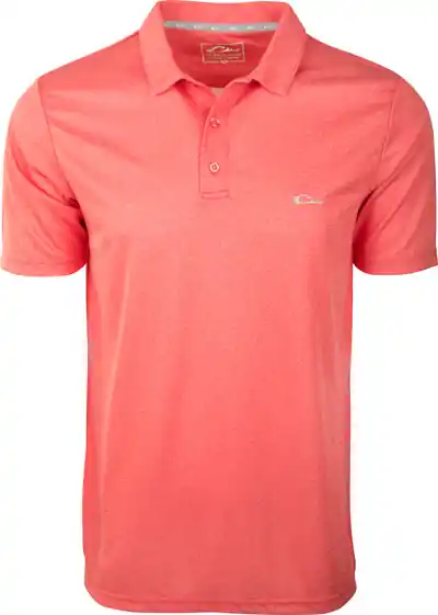 Men‘s Short-Sleeve Heathered Polo by Drake Waterfowl