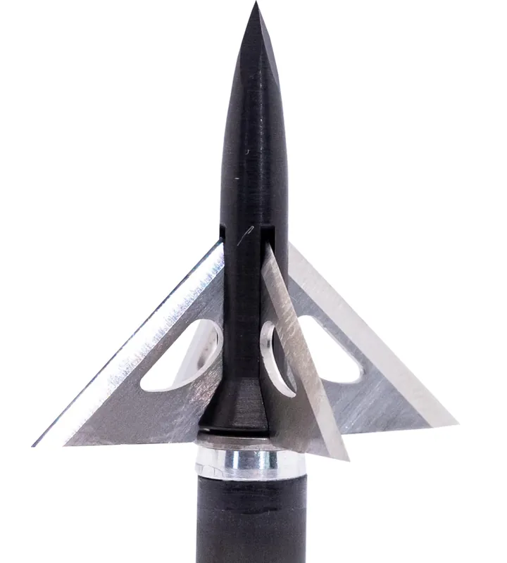 Grizztrick 100gr 1 1/4 Inch Cut 4 Fixed Blade Broadheads 4 Pack by Slick Trick