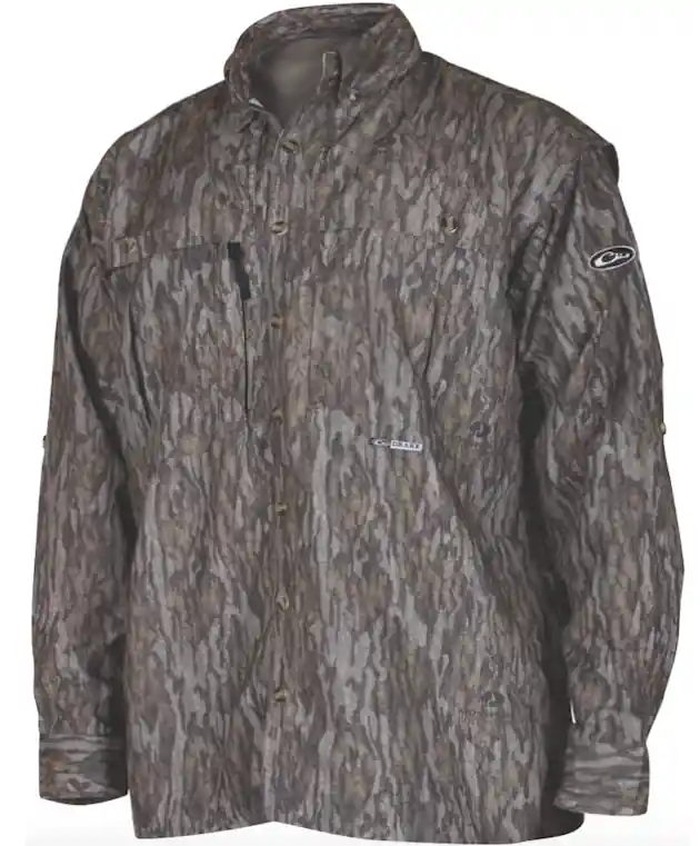 Camo Vented Wingshooters Long-Sleeve Shirt by Drake
