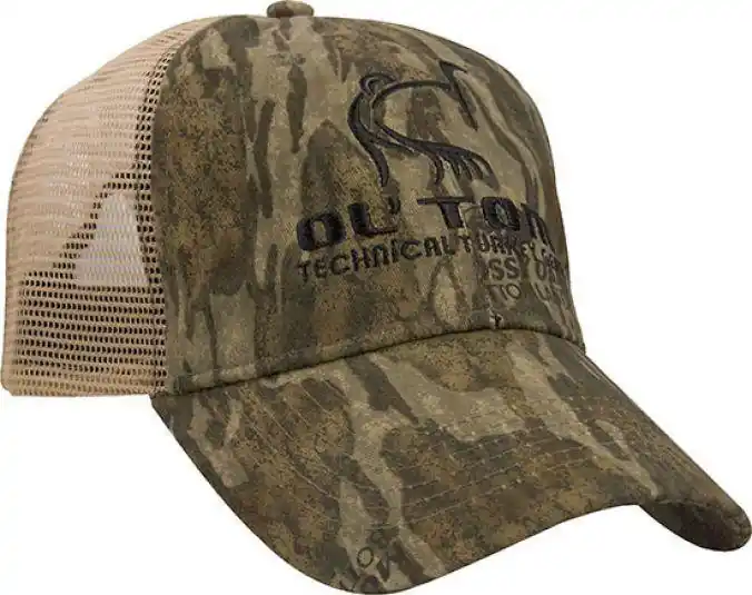 Camo Mesh Back Logo Cap by Ol‘ Tom