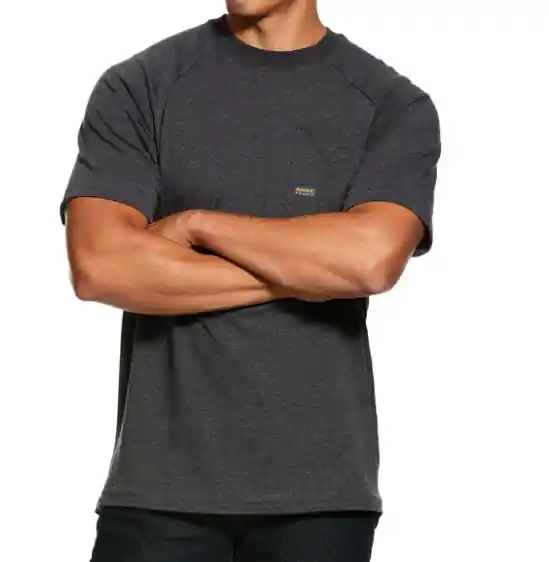 Ariat Rebar Cotton Strong T-Shirt - Charcoal Heather
