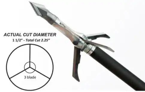 Razorcut 100gr 3 Blade Crossbow Broadhead by Grim Reaper
