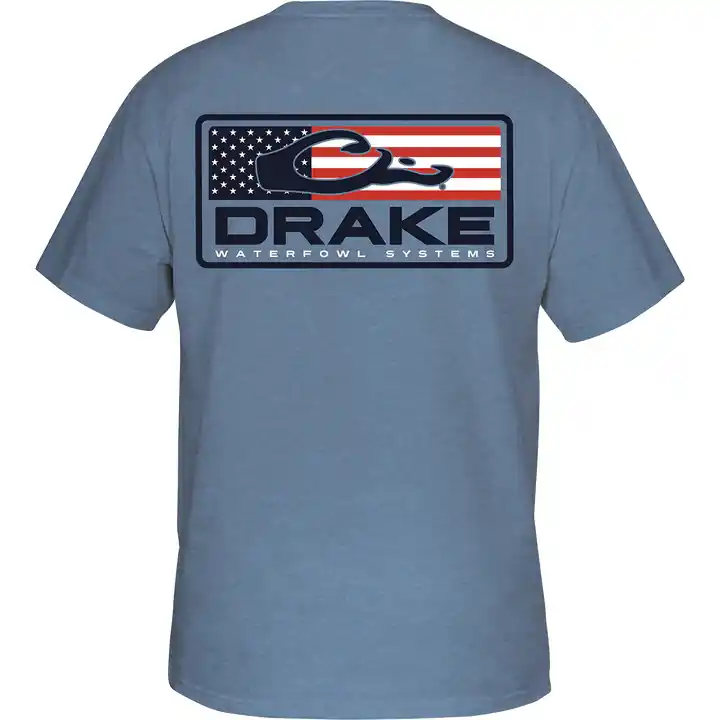 Patriotic Bar Short Sleeve Tee by Drake Waterfowl
