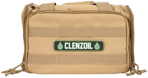 Tan Universal Field & Range Gun Care Bag by Clenzoil