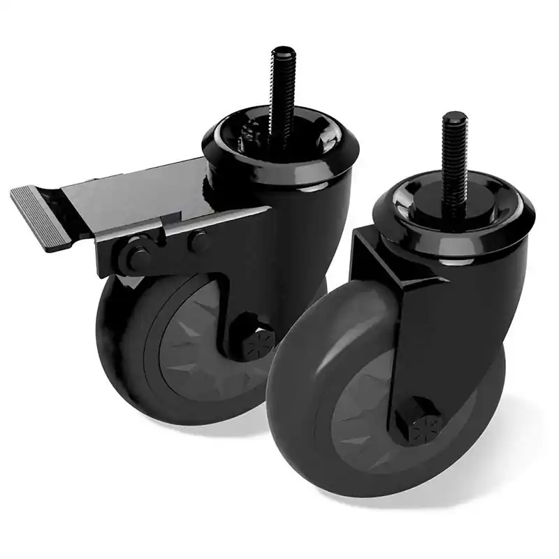 4 Inch Locking Caster Kit 2 Pack by Big Green Egg