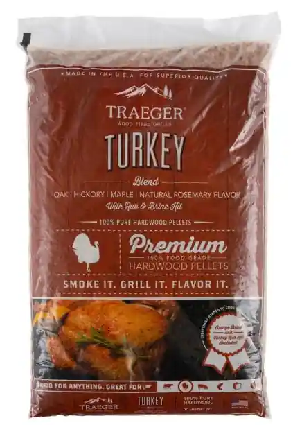 Turkey Blend Wood Pellets by Traeger