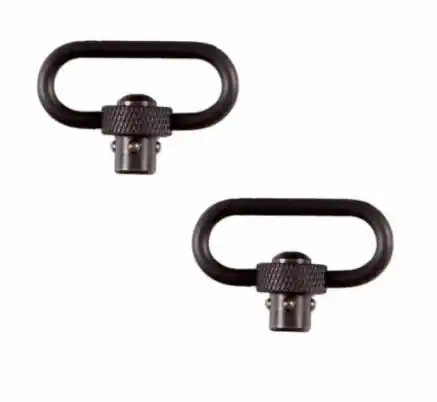 QD Steel Gun 1.25 inch Swivel with Loop in Black by Allen Company