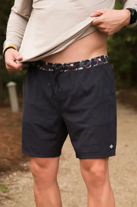 Athletic Shorts in Black by Burlebo