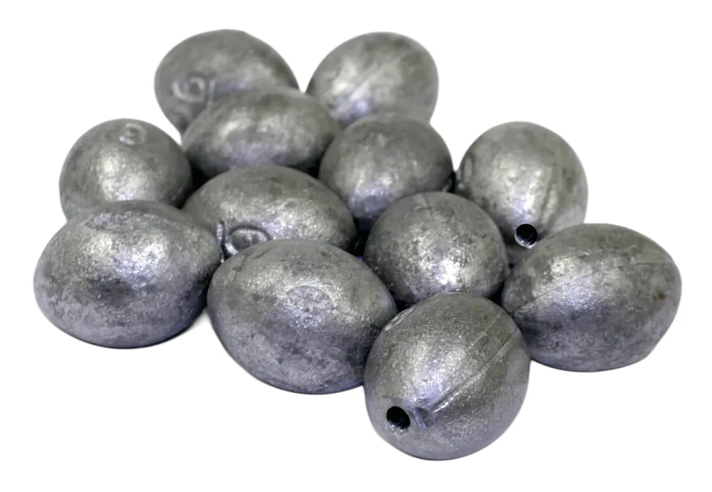 6 oz. Egg Shape Decoy Anchor Weights by H&H Lure Company