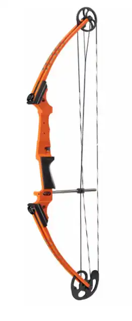 Orange Left Handed Compound Bow by Genesis Archery