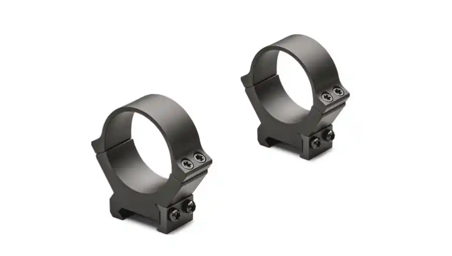 Cross Slot PRW2 34mm Medium Rings in Matte by Leupold