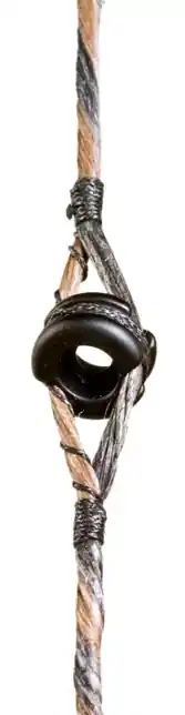 Z-38 Aluminum Peep 1/8 Inch in Black by Pine Ridge Archery Products