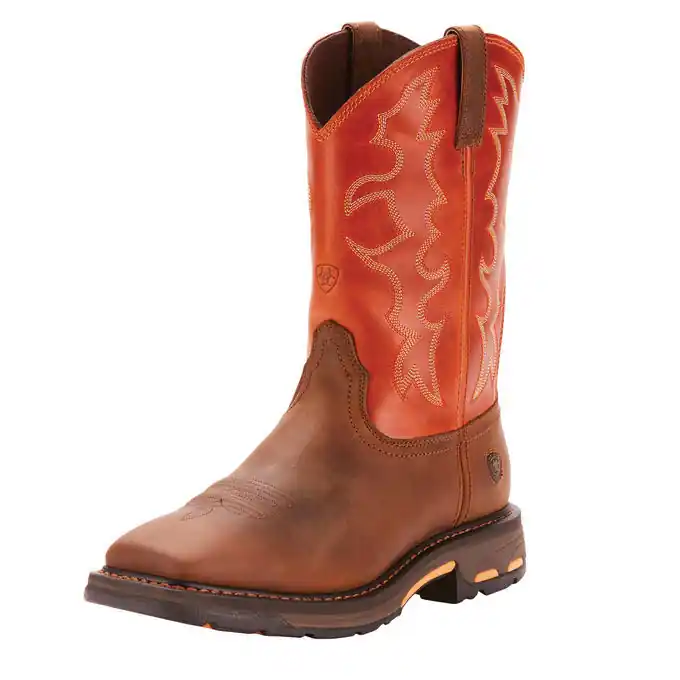 Mens WorkHog Square Toe Work Boot by Ariat